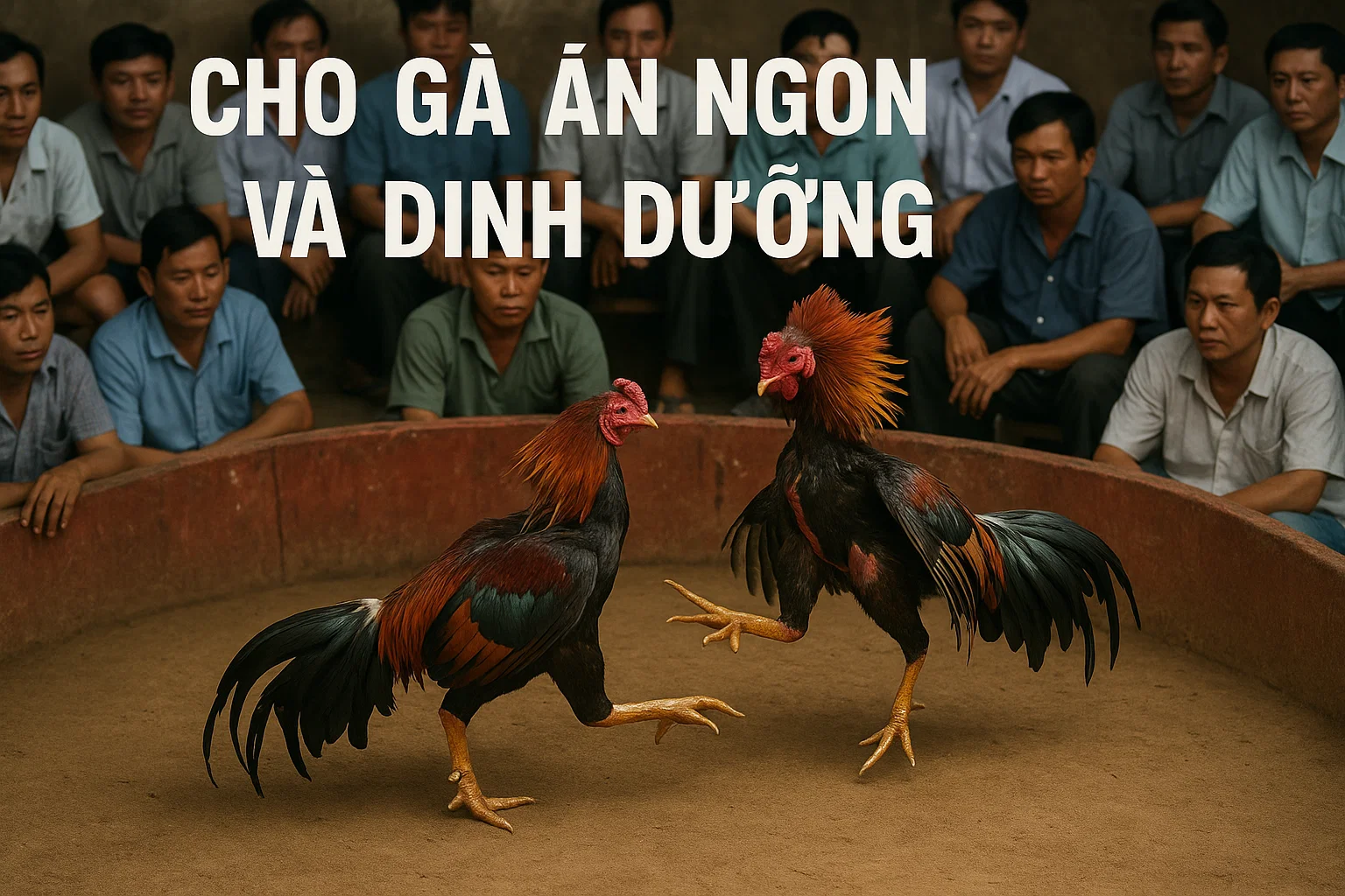 Cho gà ăn ngon và dinh dưỡng