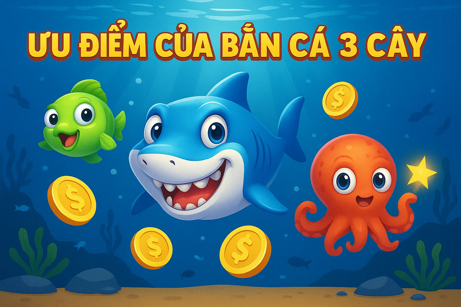 Ưu điểm của bắn cá 3 cây